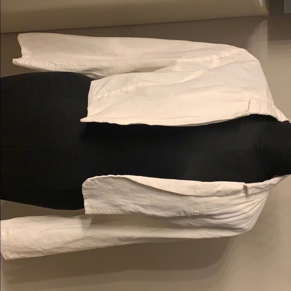 NWT - White crop top blazer - Picture 1 of 4